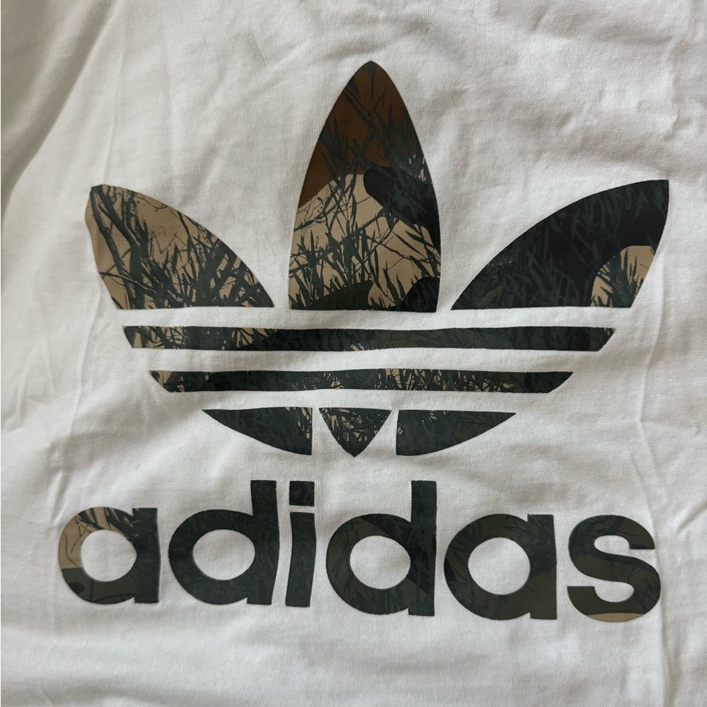 Adidas camo logo tshirt